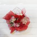 「赤薔薇のプリザーブドフラワーアレンジメント」結婚記念日のプレゼントにオススメ