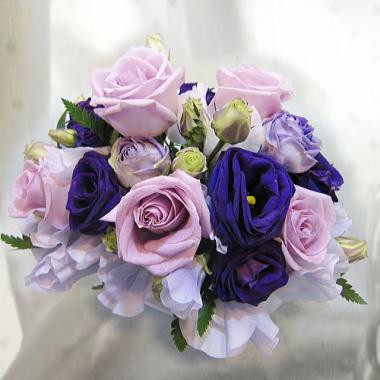 ★☆紫/パープルのお花をアレンジした「パープルアイ」★☆