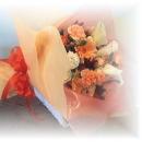 母の日プレゼントにカーネーションをあしらつた花束ブーケ「パステル　スマイル」