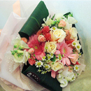 プロポーズのプレゼントにオススメ羽毛ケイトウの花束ブーケ「色褪せぬ恋」