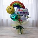 HappyBirthday!!オススメ自立バルーンブーケ(グリーン)