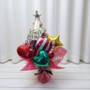 クリスマスの演出にオススメ!!自立型バルーンブーケ(ツリーバルーン入)